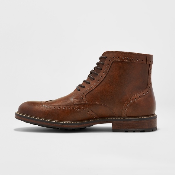 Goodfellow Jeremy Wingtip Boot New Brown - Picture 3 of 6